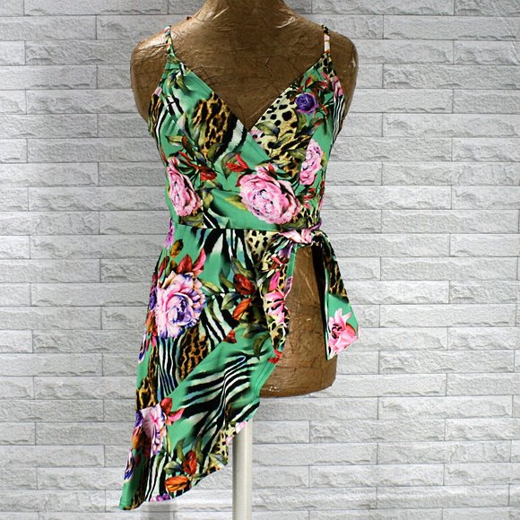 VENUS Other - VENUS Floral Animal Print Swimsuit Cover-up Safari Jungle Tropical X-Sm